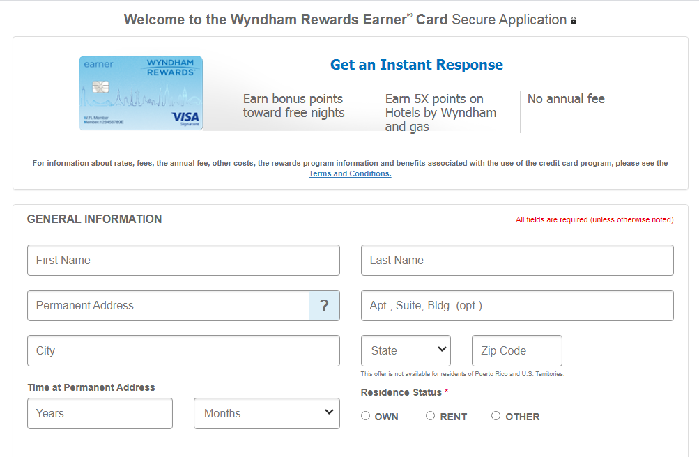 Wyndham credit card enroll